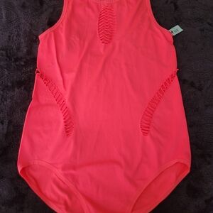 *NWT* Torrid Bright Coral/Orange Bodysuit Size 0